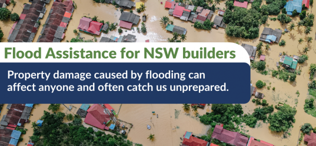 Flood Assistance for NSW Builders
