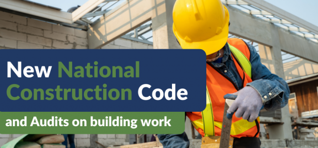 New National Construction Code and Audits on building work